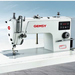 Set Máquina Industrial Recta Gemsy S2 Motor Servo Directo