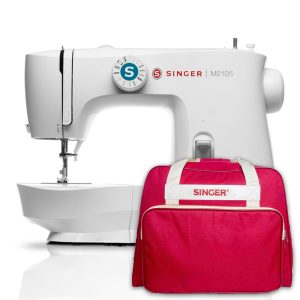 Máquina de Coser Singer M2105 + Bolso Color Ladrillo